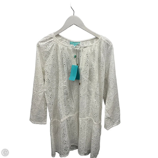 Swimwear Cover-up By Clothes Mentor In White, Size: S