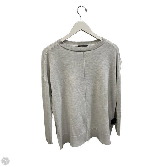 Top Long Sleeve By Ann Taylor In Grey, Size: Xs