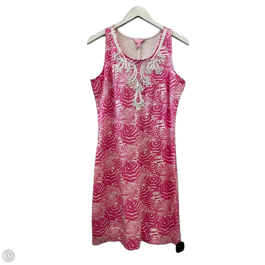 Dress Casual Midi By Lilly Pulitzer In Pink, Size: L