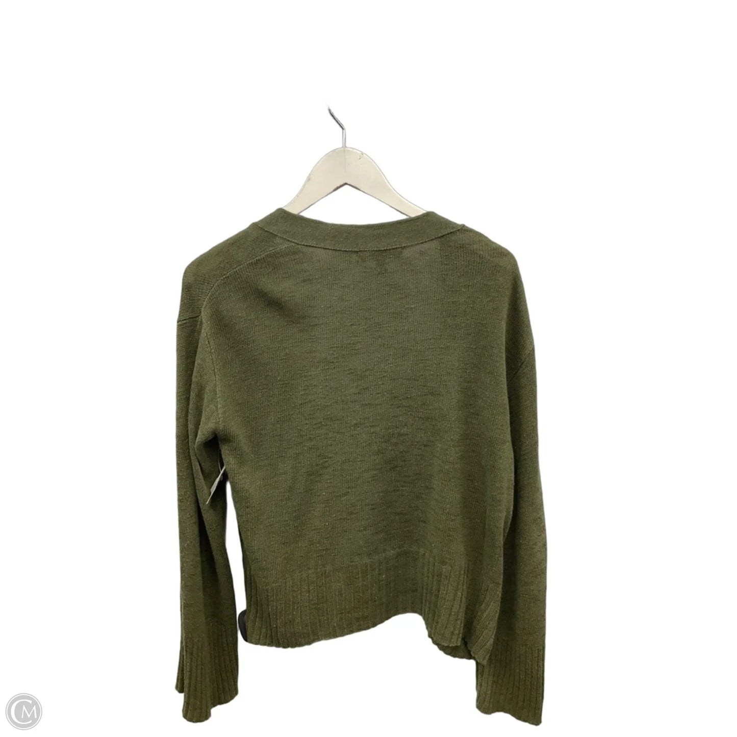 Sweater Cardigan By Banana Republic In Green, Size: S