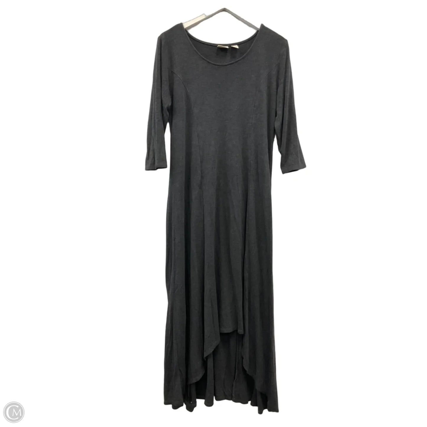 Dress Casual Maxi By Chicos In Grey, Size: M