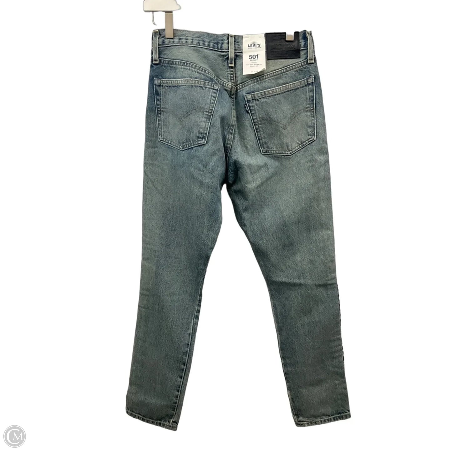 Jeans Skinny By Levis In Blue Denim, Size: 2