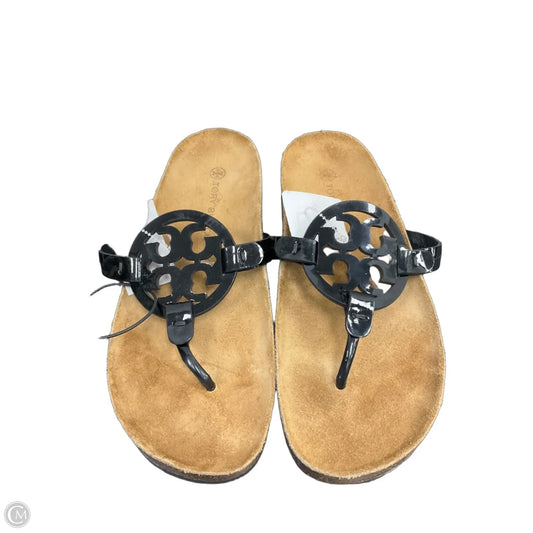 Sandals Designer By Tory Burch In Black, Size: 9