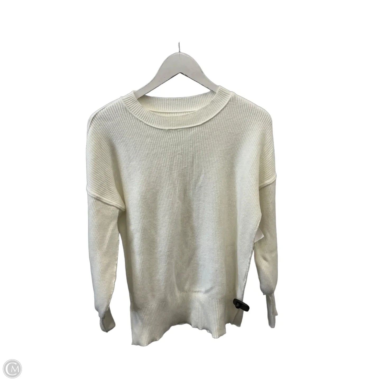 Sweater By Clothes Mentor In White, Size: S