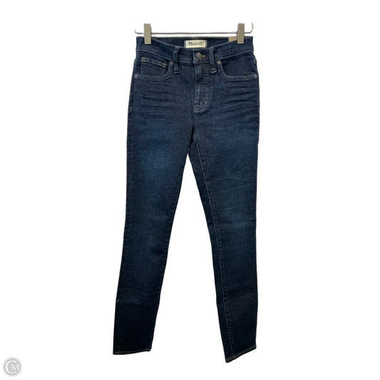 Jeans Skinny By Madewell In Blue Denim, Size: 0