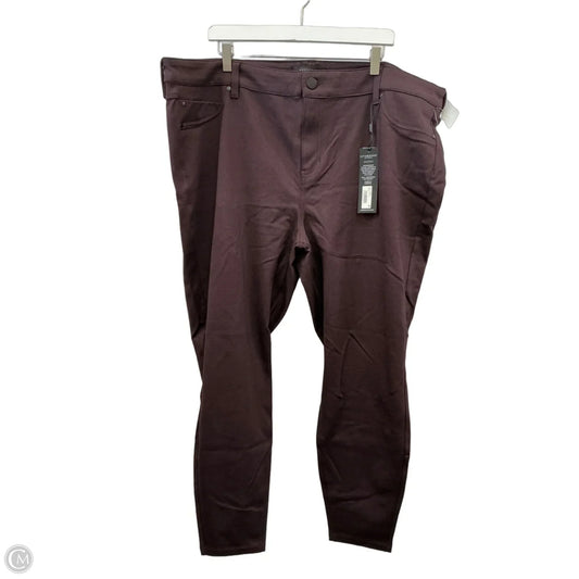 Jeans Skinny By Liverpool In Purple, Size: 24