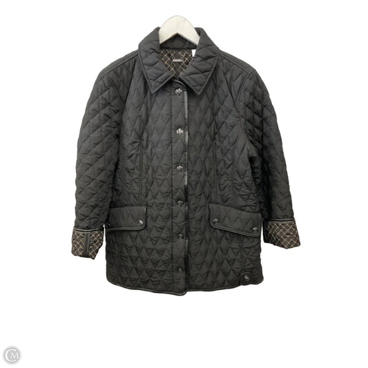 Jacket Puffer & Quilted By Chicos In Black, Size: 12