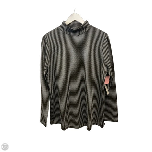 Top Long Sleeve By Chicos In Grey, Size: L
