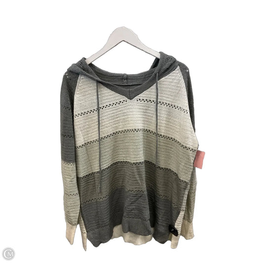 Sweater By Clothes Mentor In Grey, Size: 2x
