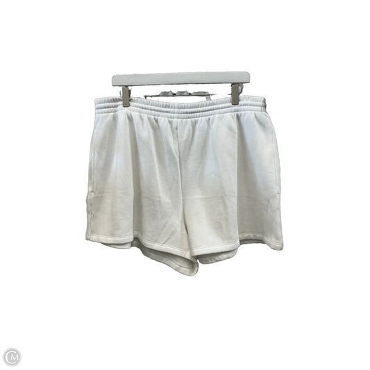 Athletic Shorts By Pink In White, Size: Xxl