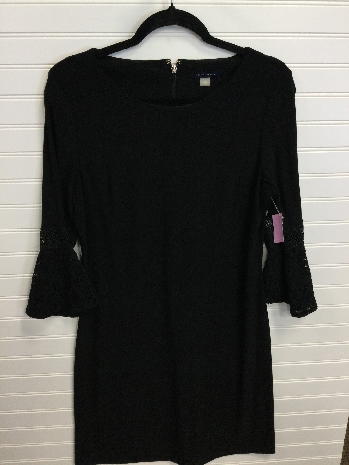 Dress Work By Tommy Hilfiger In Black, Size:10