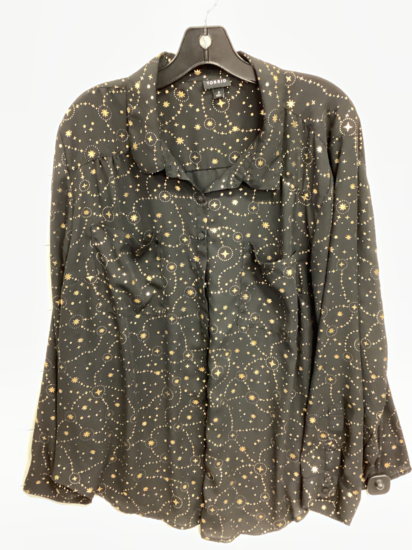 Top Ls By Torrid In Black, Size:3X