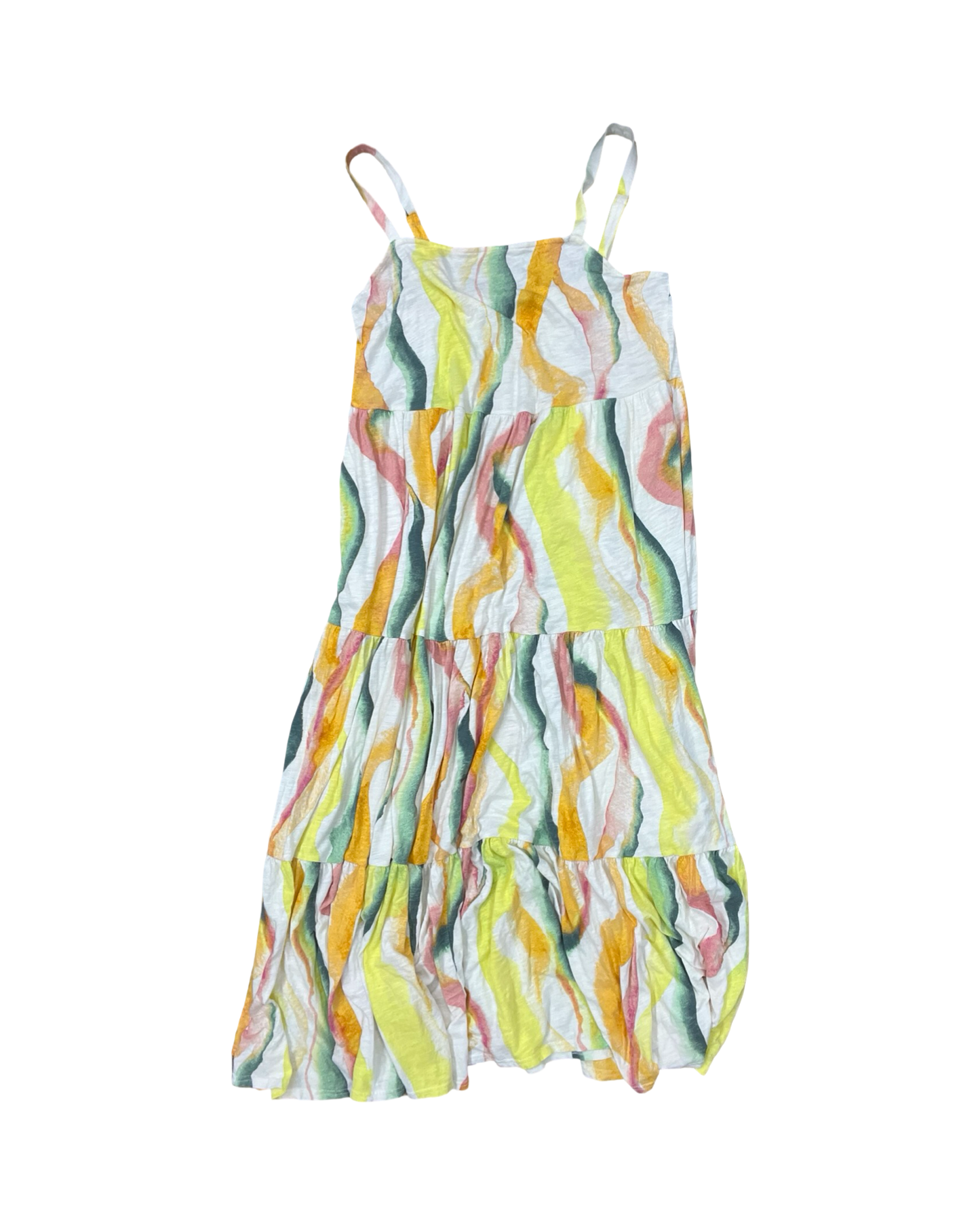 Dress Casual Maxi By Torrid In Cream & Green, Size:L