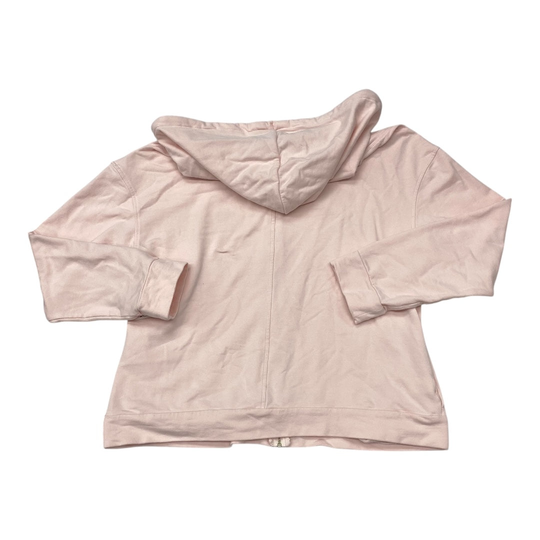 Athletic Jacket By Loft In Pink, Size:L
