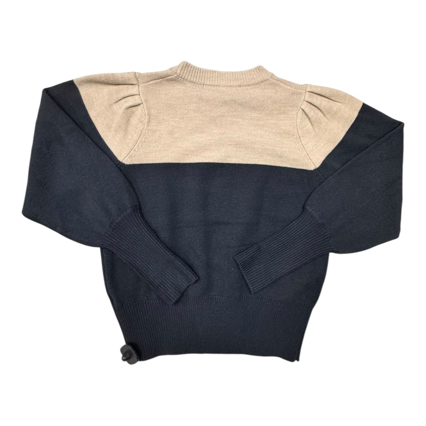 Sweater By French Connection In Blue & Tan, Size:S