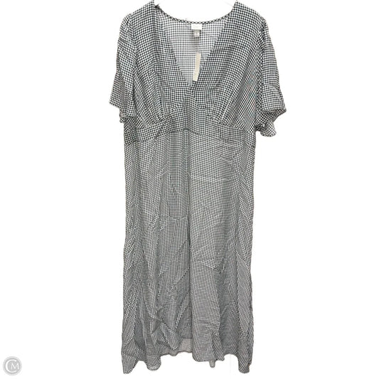 Dress Casual Maxi By A New Day In Plaid Pattern, Size: 1x