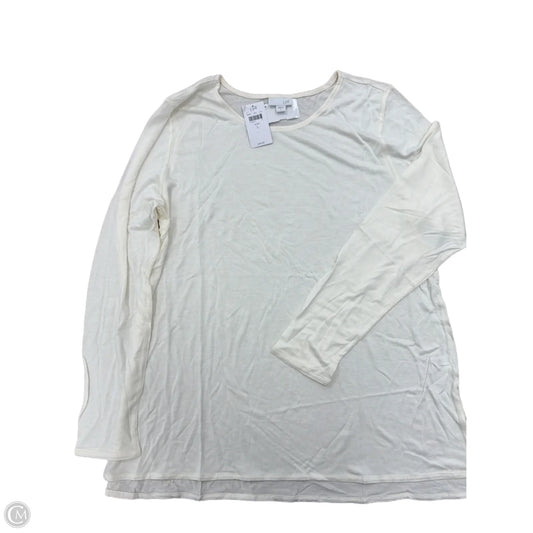 Top Long Sleeve Basic By J. Jill In Cream, Size: L