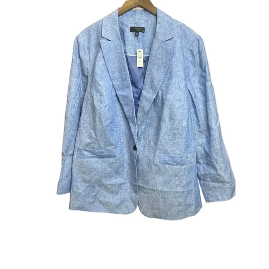 Blazer By Talbots In Blue & Brown, Size: 2x