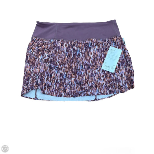 Athletic Skort By Athleta In Purple, Size: M