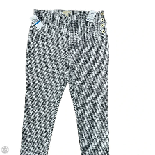 Pants Designer By Michael Kors In Black & White, Size: 14