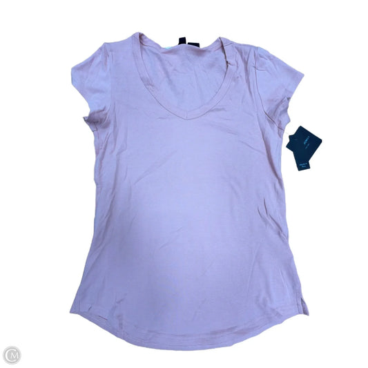 Top Short Sleeve Basic By Cynthia Rowley In Pink, Size: L