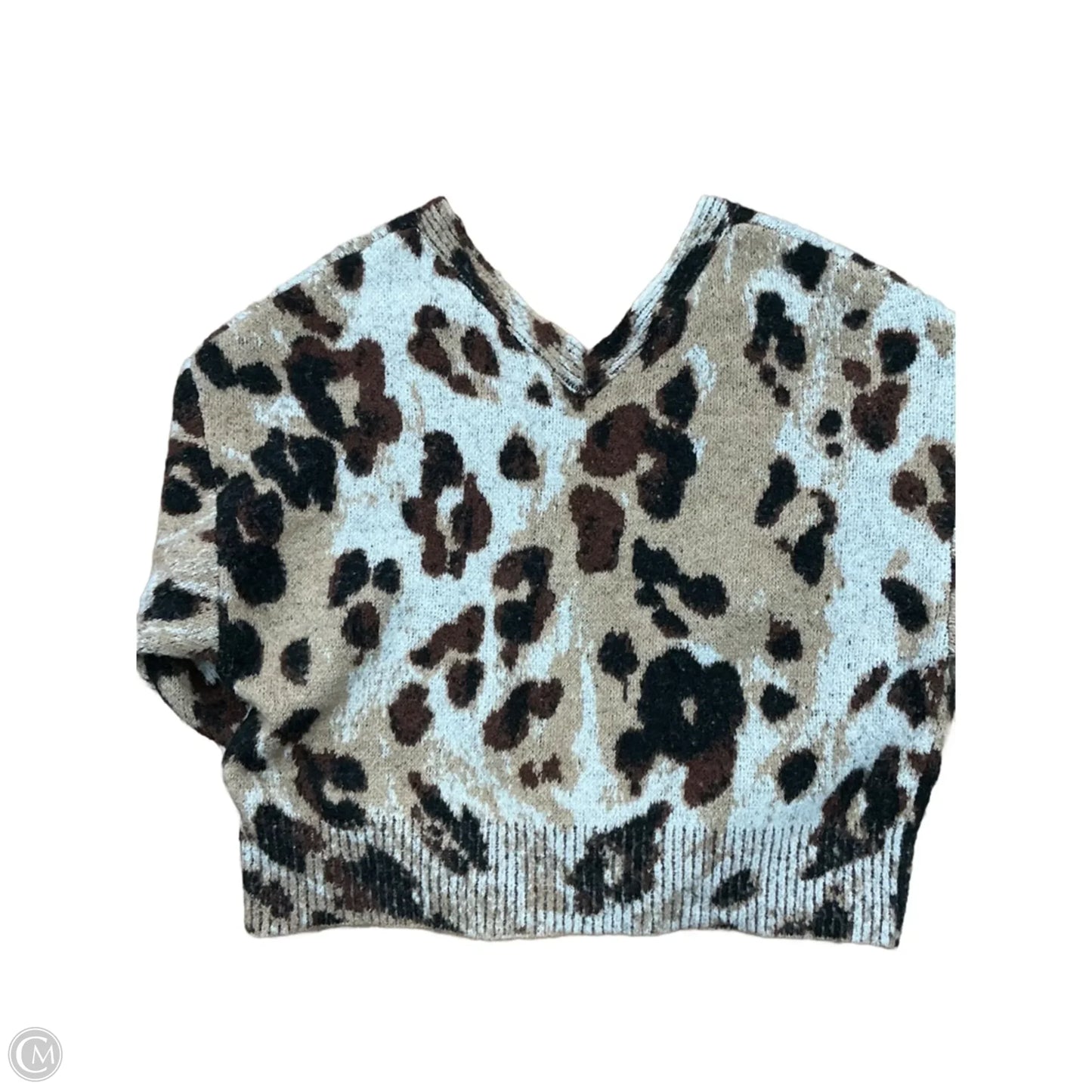 Sweater By Express In Animal Print, Size: M