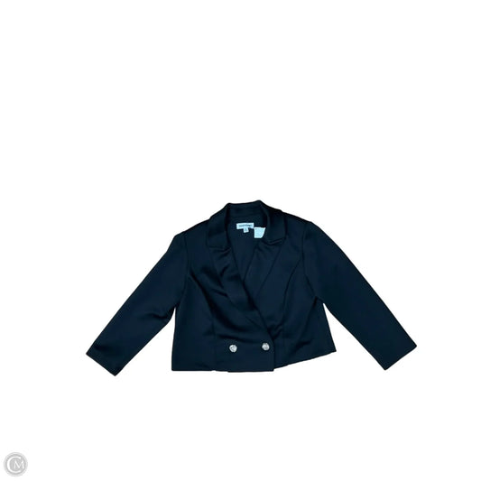 Blazer By Clothes Mentor In Black, Size: L