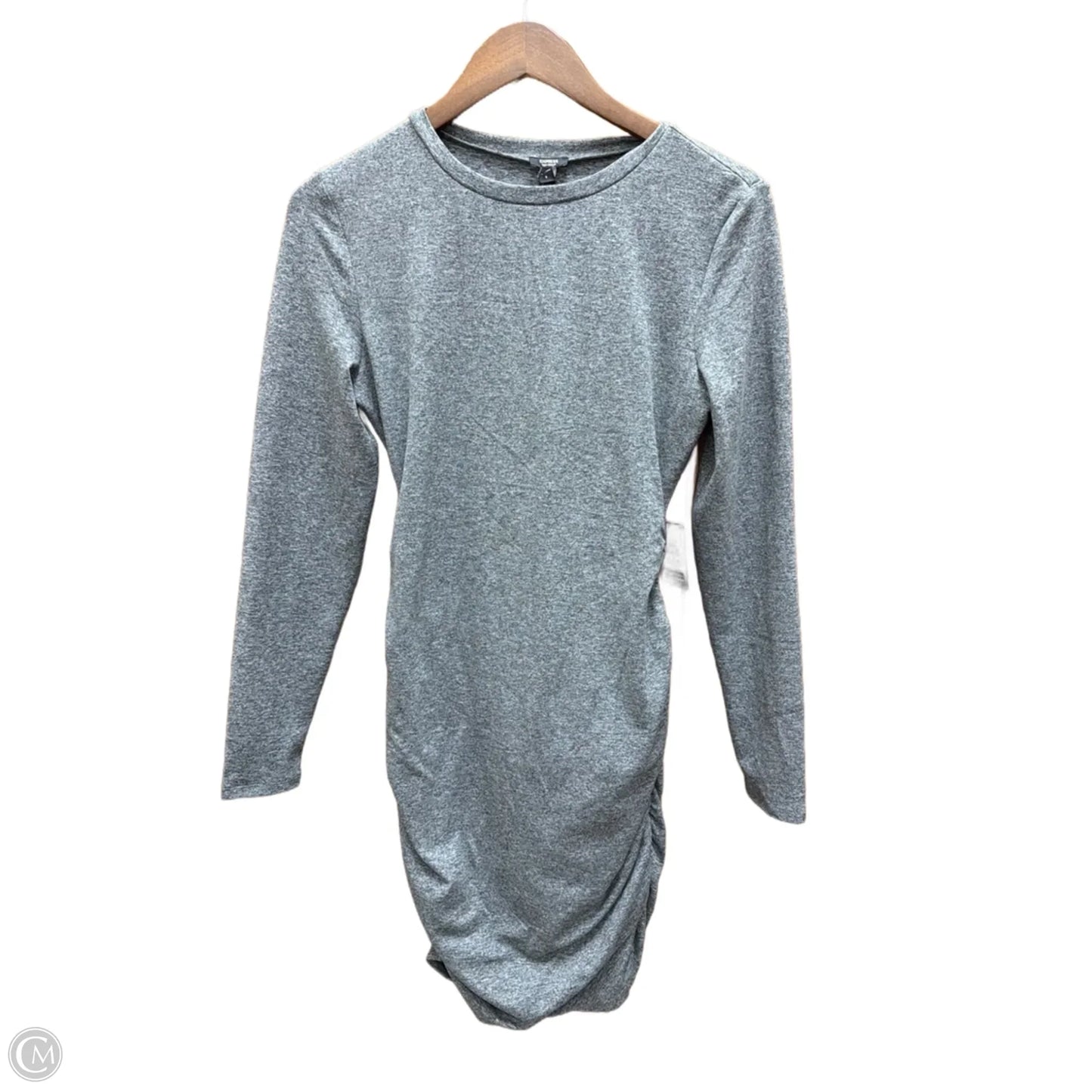 Dress Casual Midi By Express In Grey, Size: S