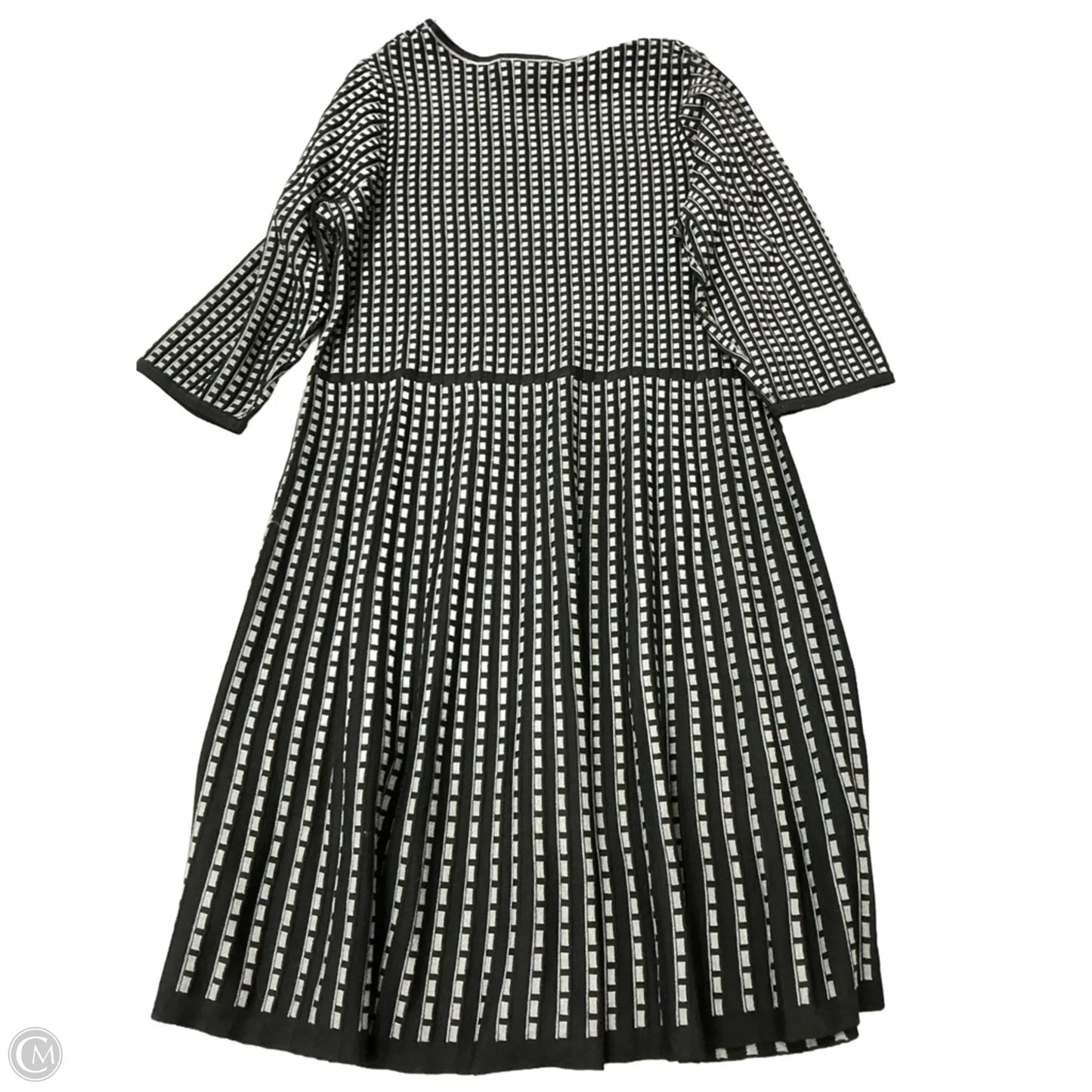 Dress Sweater By Lane Bryant In Black & Grey, Size: 1x