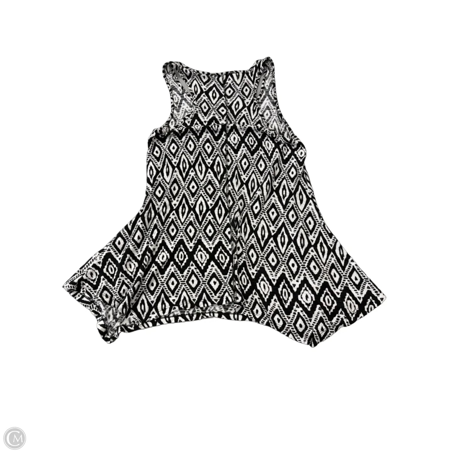 Tank Top By Cupio In Black & White, Size: M