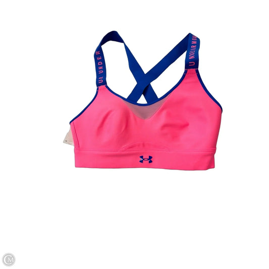 Athletic Bra By Under Armour In Blue & Pink, Size: Xs