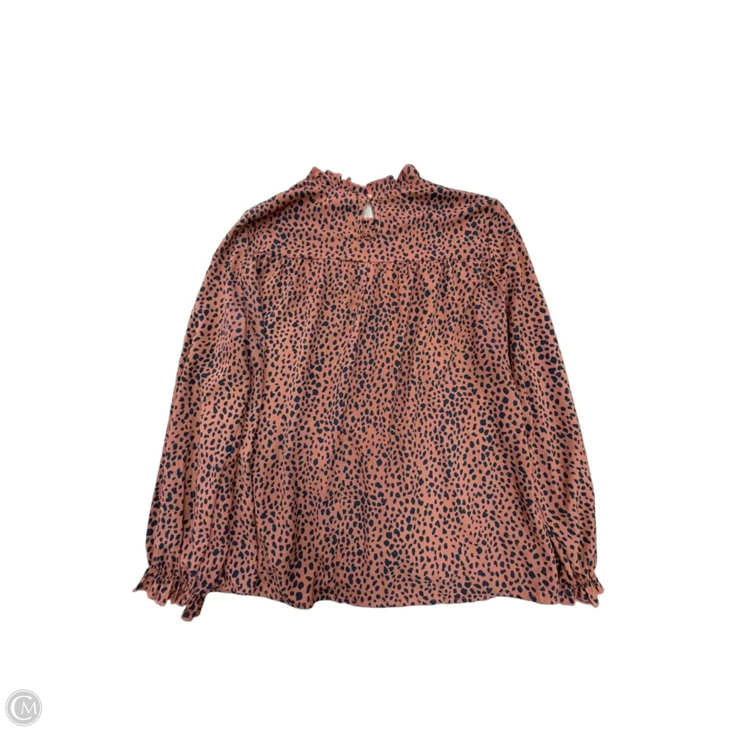 Top Long Sleeve By Clothes Mentor In Animal Print, Size: Xl