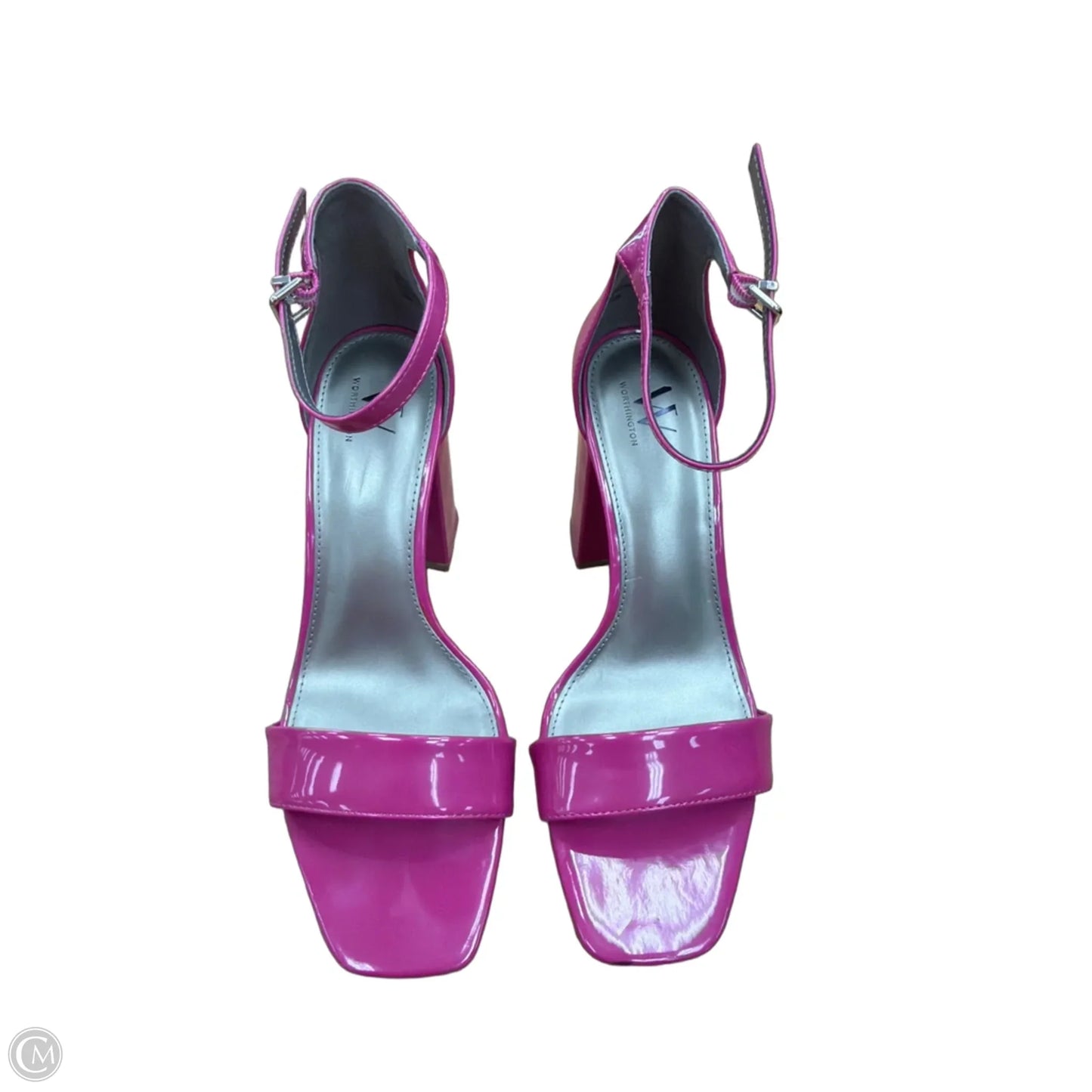 Sandals Heels Block By Worthington In Pink, Size: 11