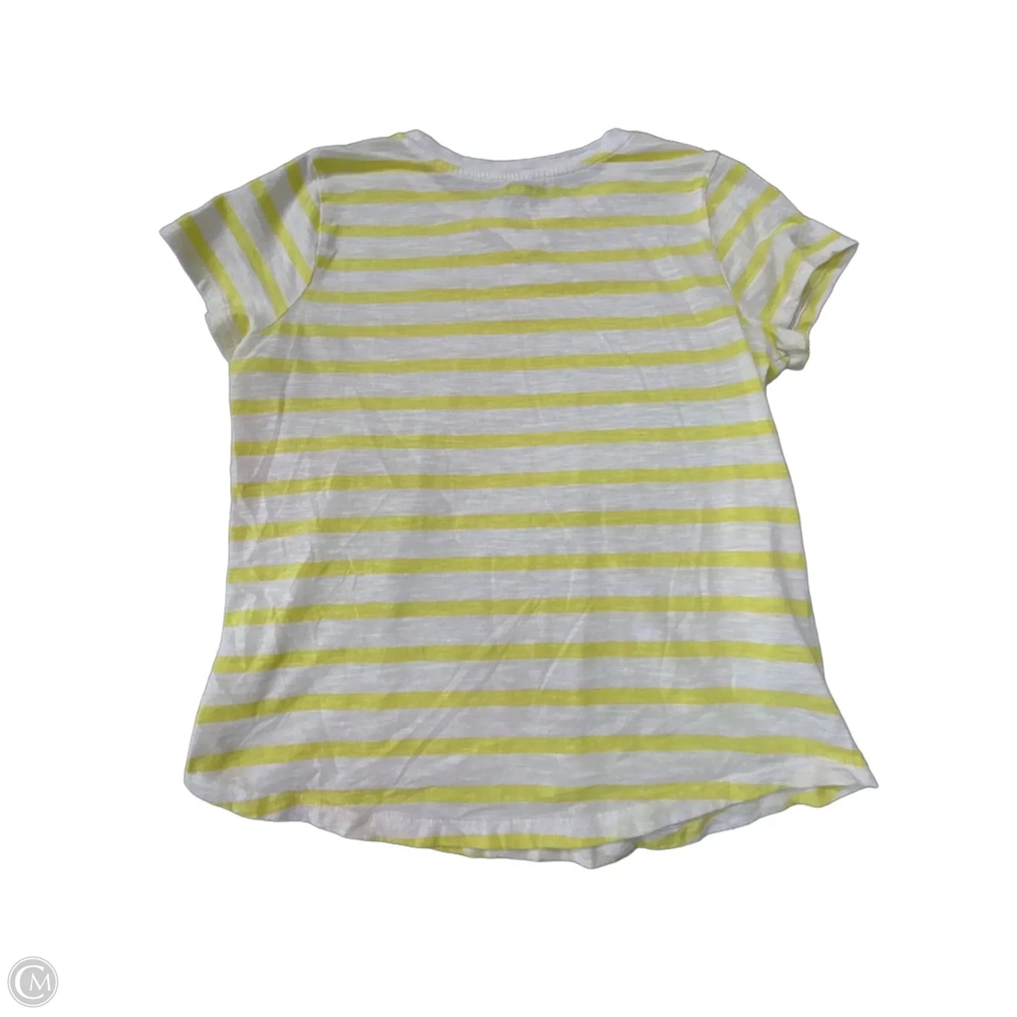 Top Short Sleeve By Sonoma In Striped Pattern, Size: M