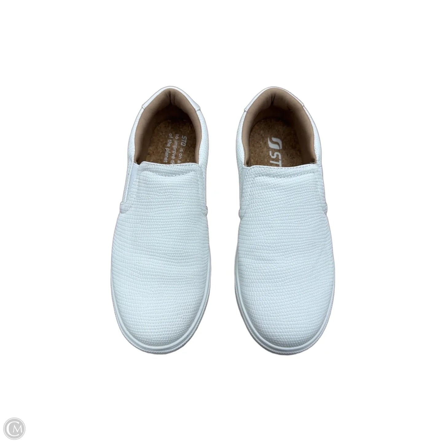 Shoes Flats By Clothes Mentor In White, Size: 8