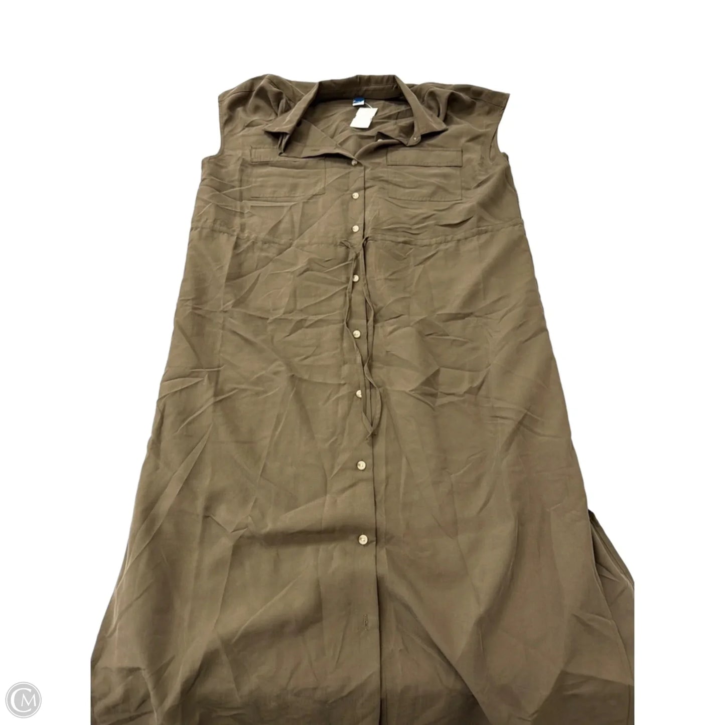 Dress Casual Maxi By Old Navy In Green, Size: M