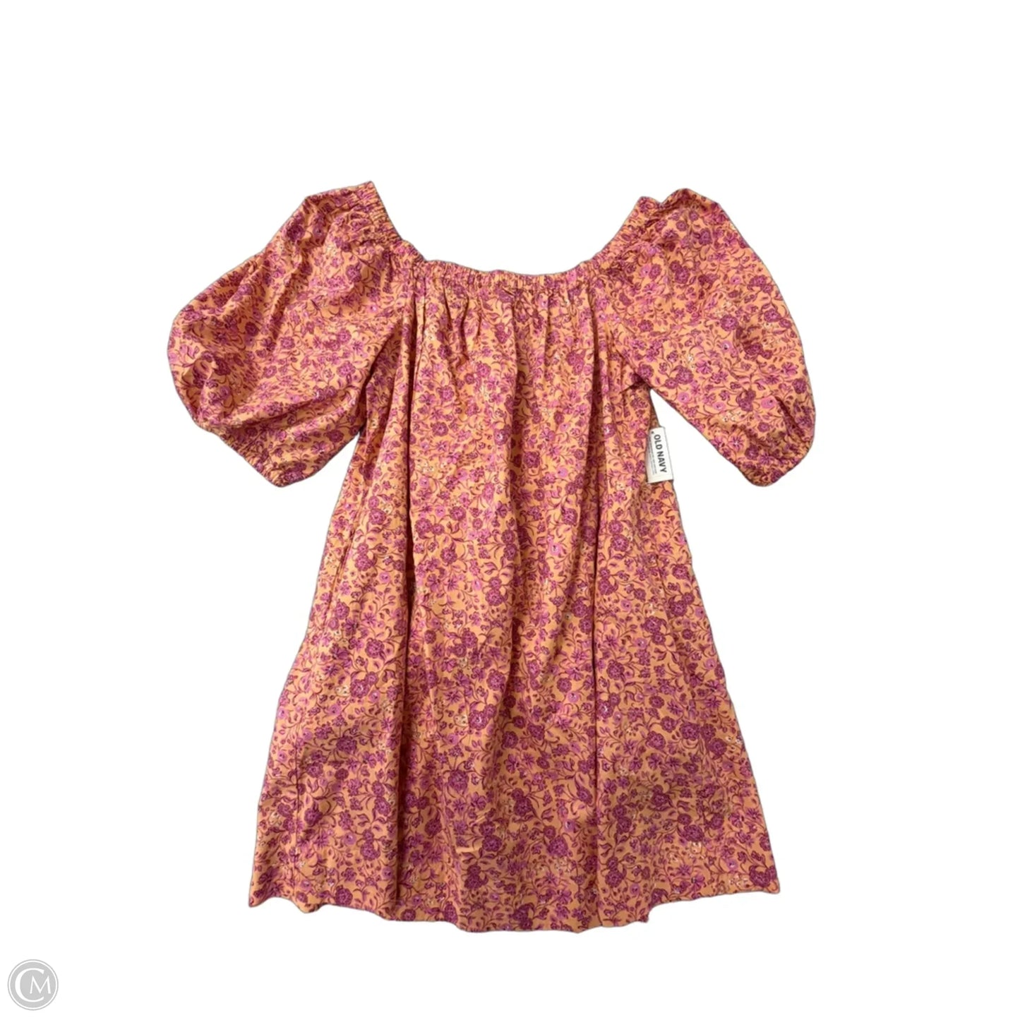 Dress Casual Midi By Old Navy In Coral, Size: M