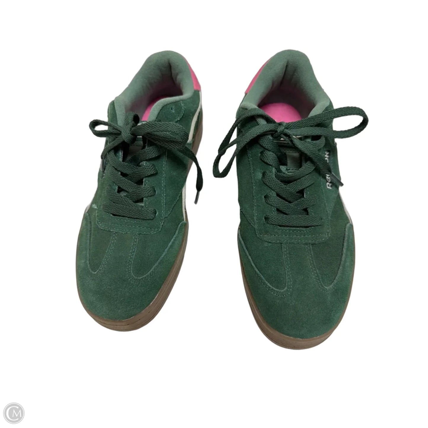 Shoes Athletic By Reebok In Green & Pink, Size: 8