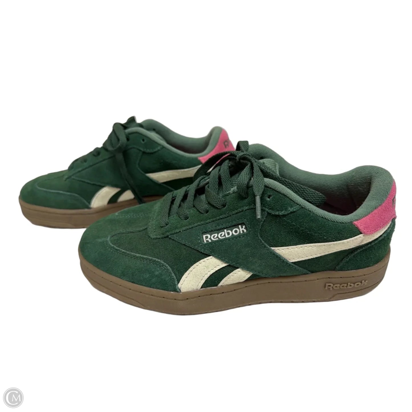 Shoes Athletic By Reebok In Green & Pink, Size: 8