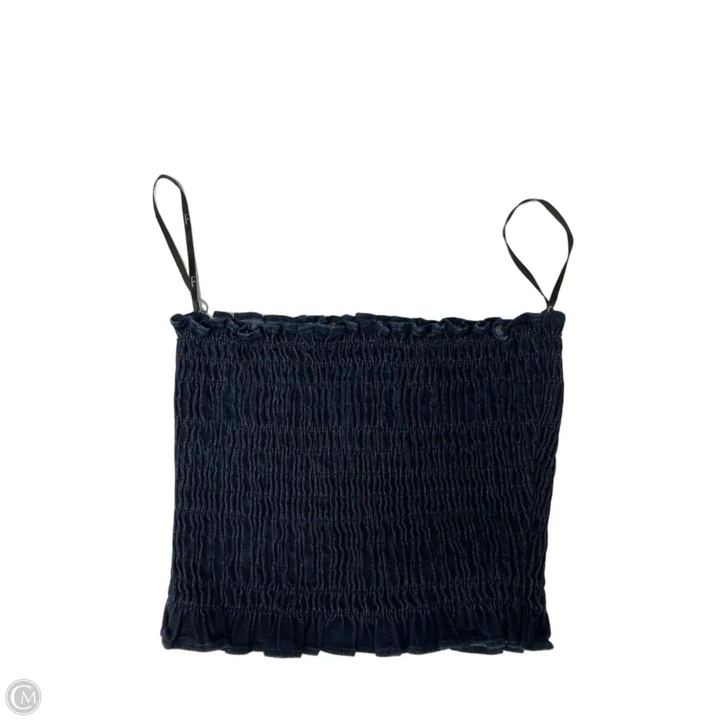 Top Sleeveless By Lulus In Blue Denim, Size: S