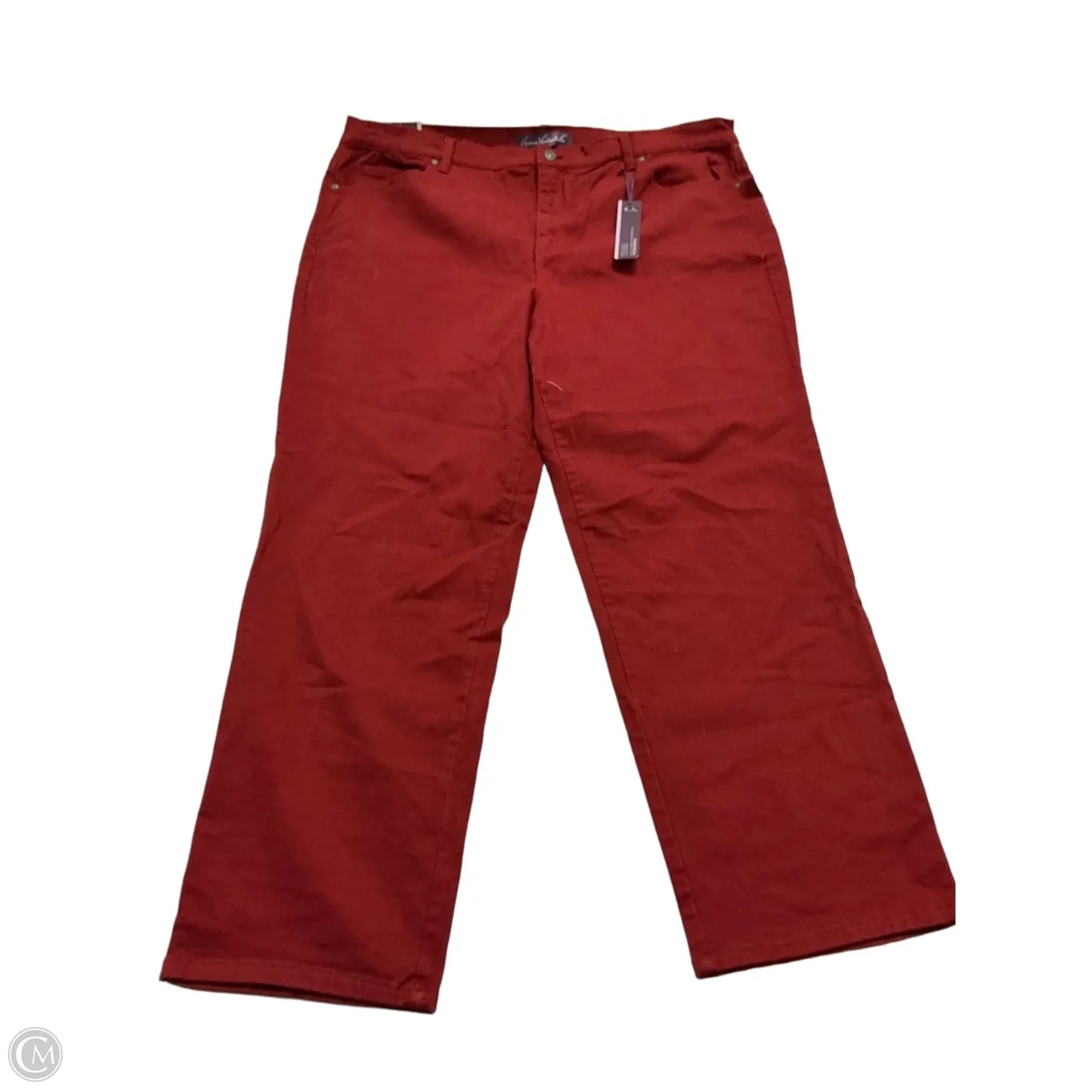 Pants Chinos & Khakis By Gloria Vanderbilt In Red, Size: 22