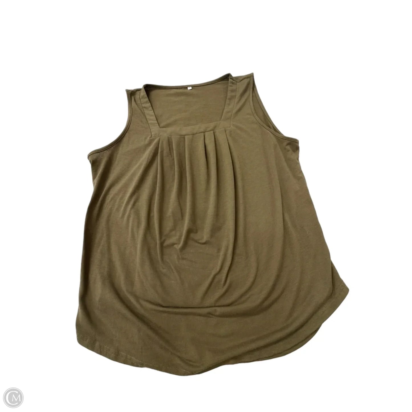 Top Sleeveless By Clothes Mentor In Green, Size: 2x