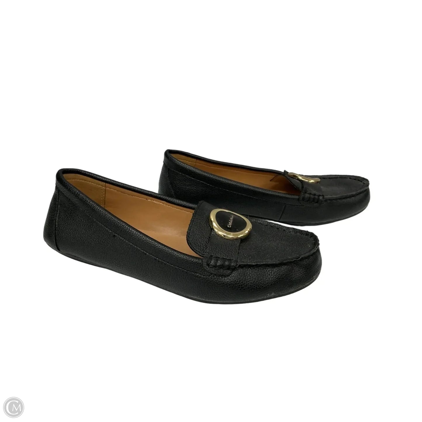 Shoes Flats By Calvin Klein In Black, Size: 6