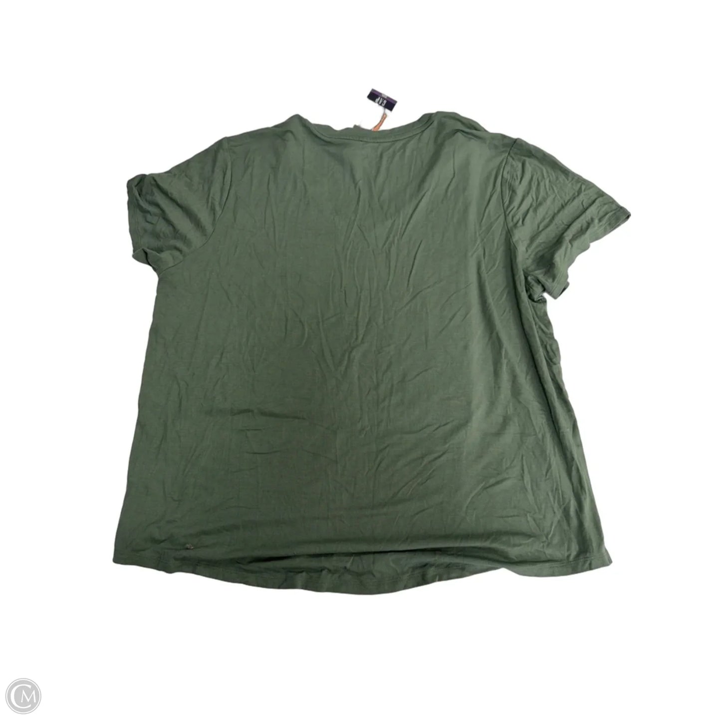 Top Short Sleeve Basic By Gap In Green, Size: 2x