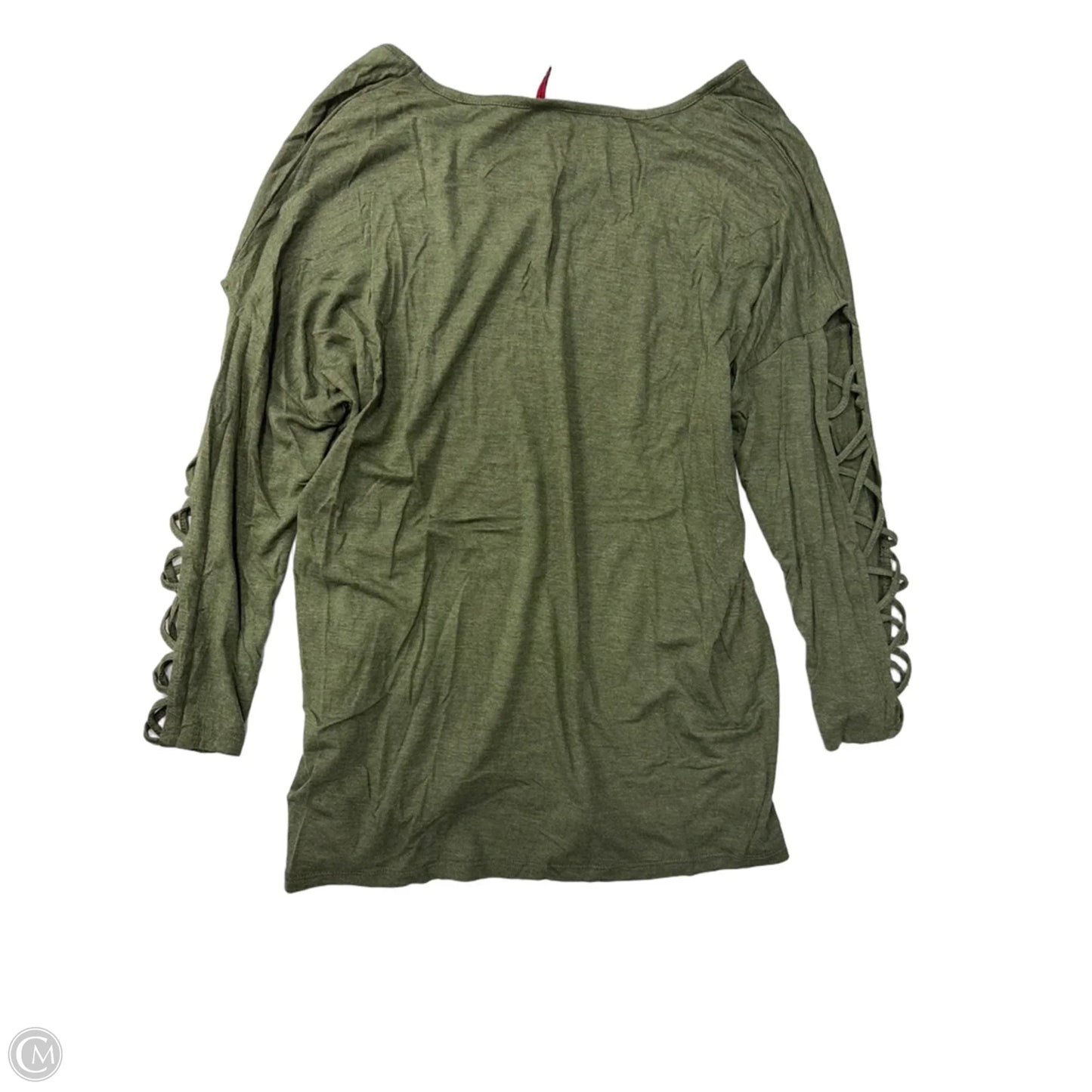 Top Long Sleeve By Dressbarn In Green, Size: M