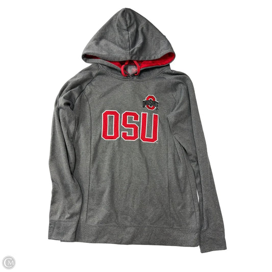 Athletic Sweatshirt Hoodie By Clothes Mentor In Grey, Size: Xl