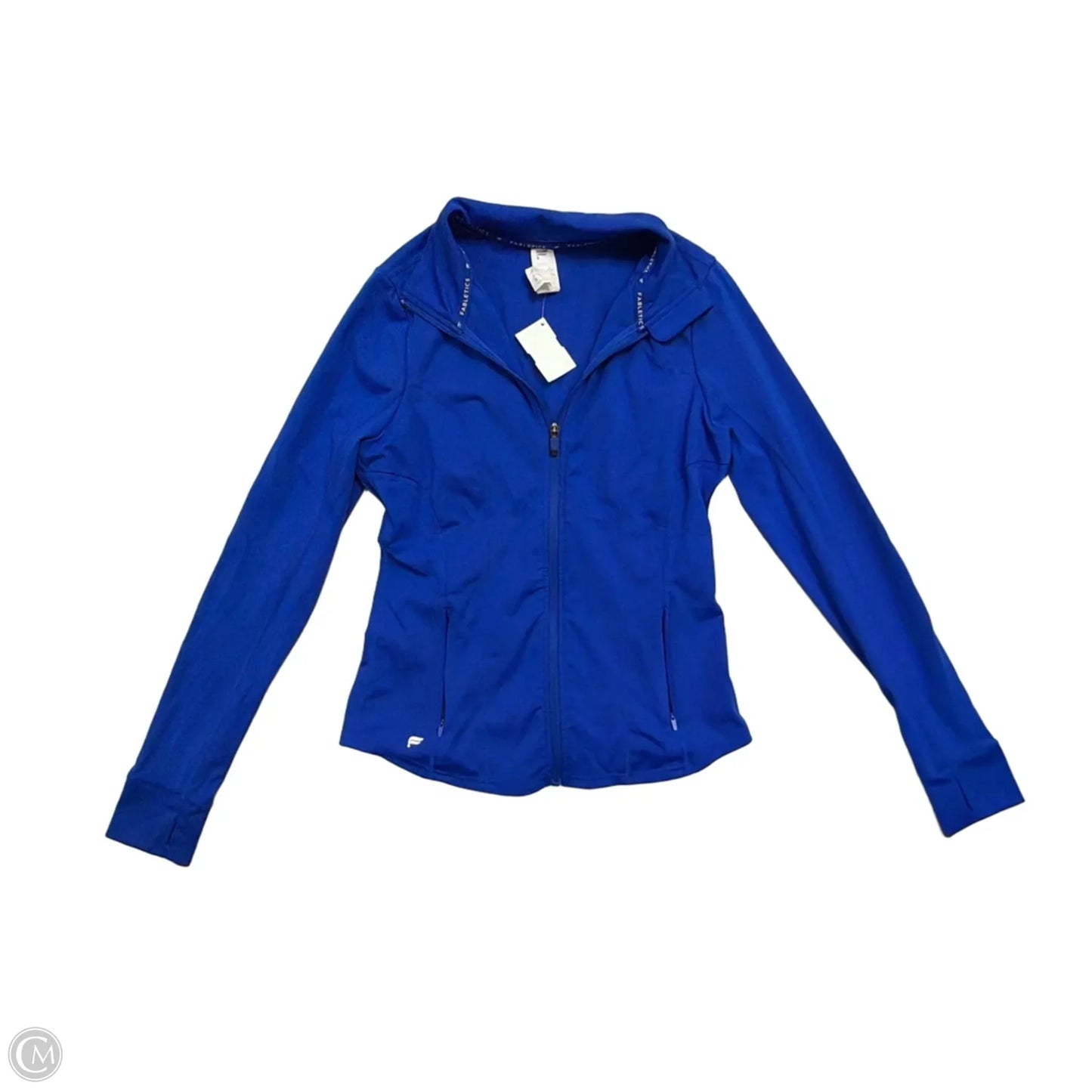Athletic Jacket By Fabletics In Blue, Size: S