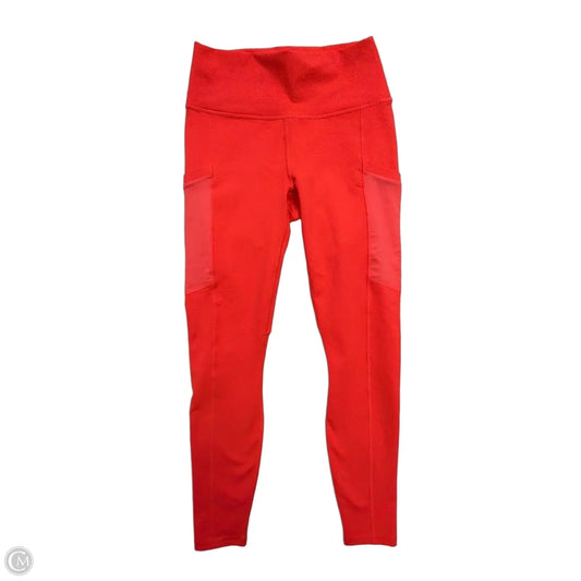 Athletic Leggings By Fabletics In Orange, Size: S
