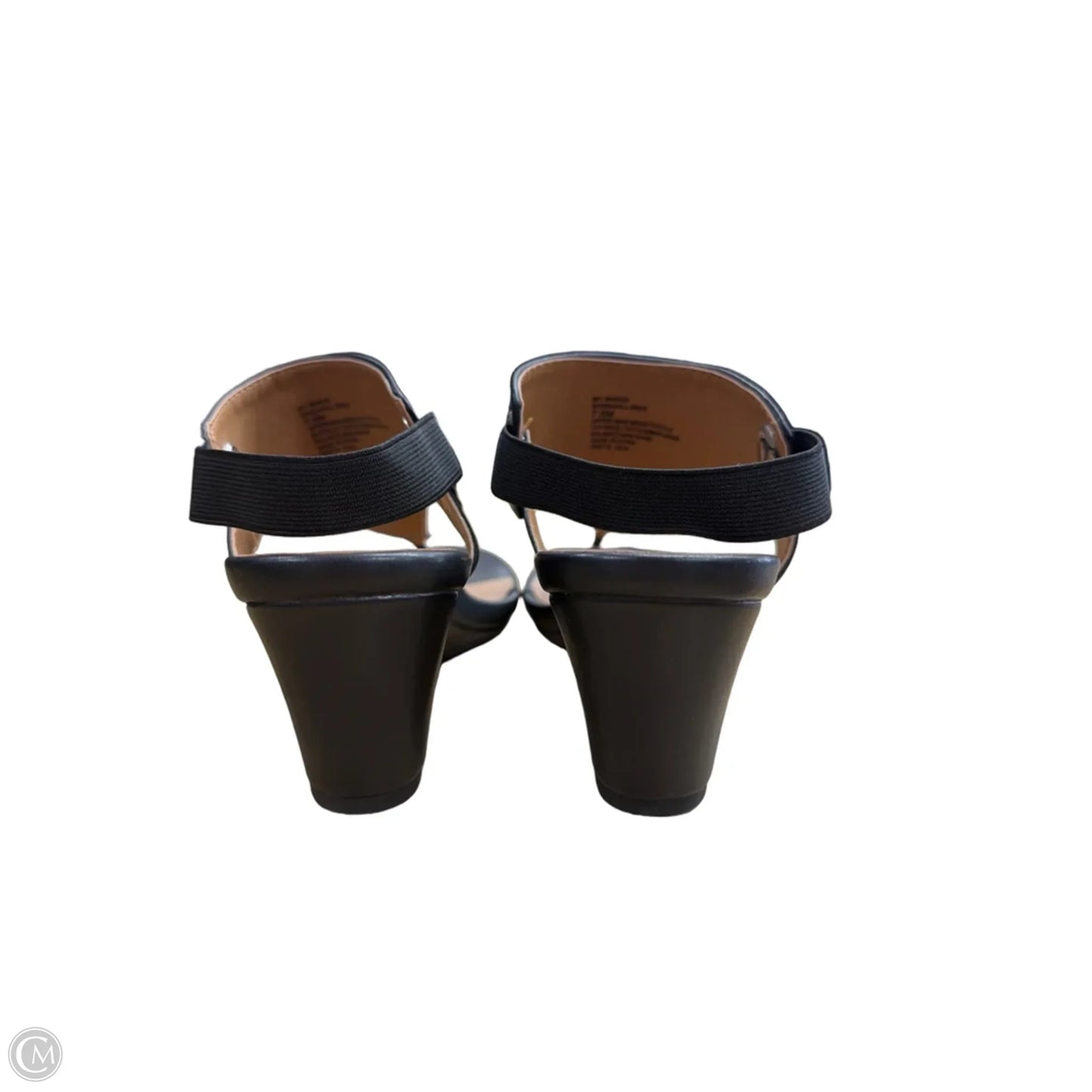 Sandals Flats By White Mountain In Black, Size: 7.5