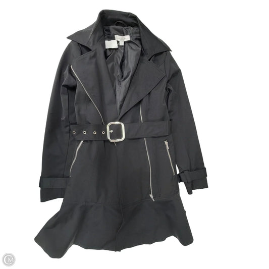 Coat Trench Coat By New York And Co In Black, Size: S